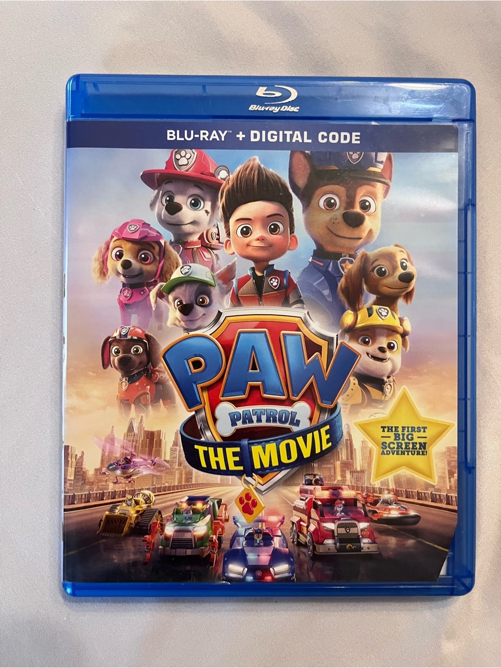 Nickelodeon PAW Patrol The Movie Blu-ray - Blue, Yellow, Red